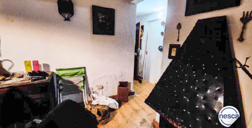 Living con balcón departamento en subasta judicial San Martín 3260 Mar del Plata