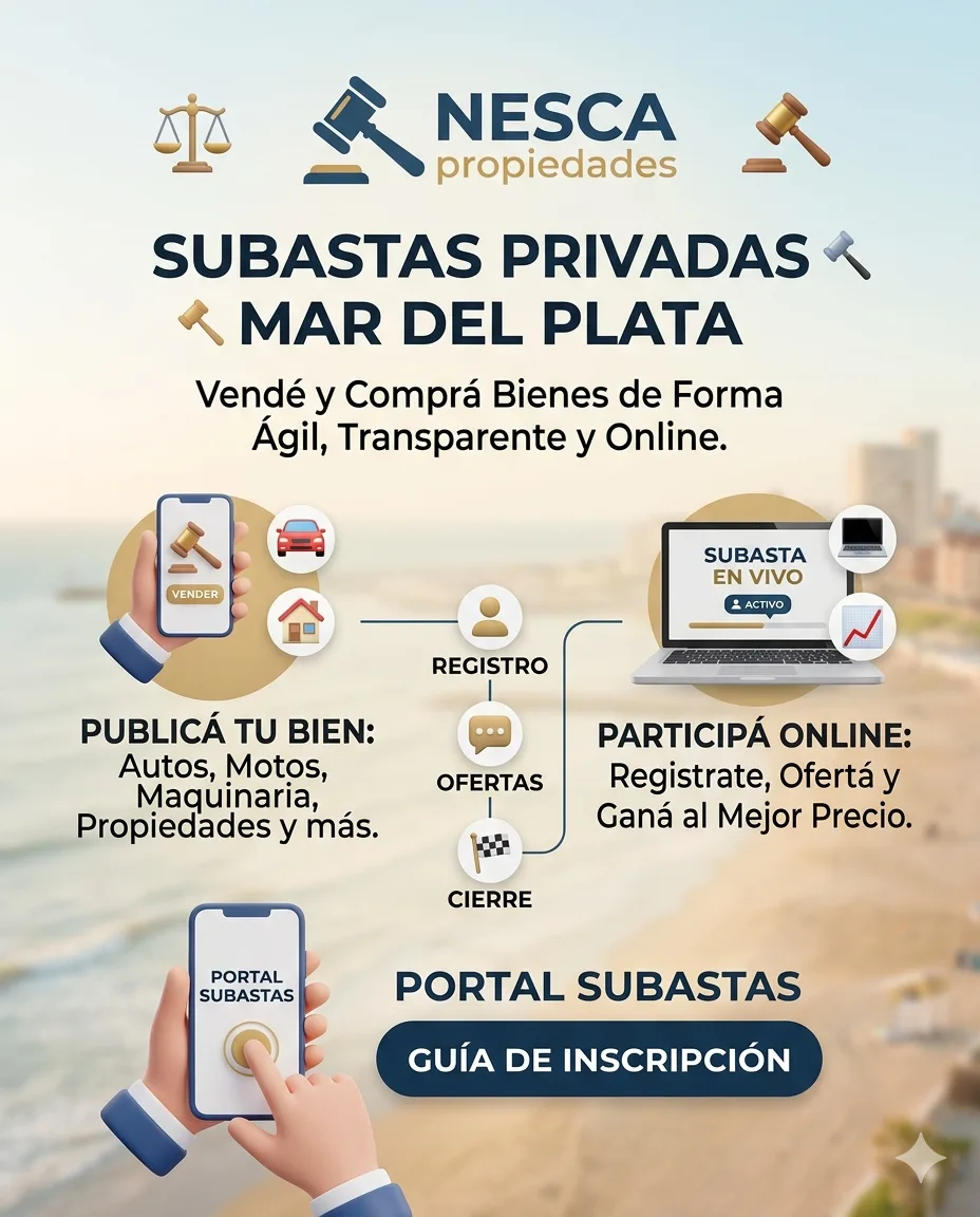 NESCA PROPIEDADES -Subastas Privadas en Mar del Plata