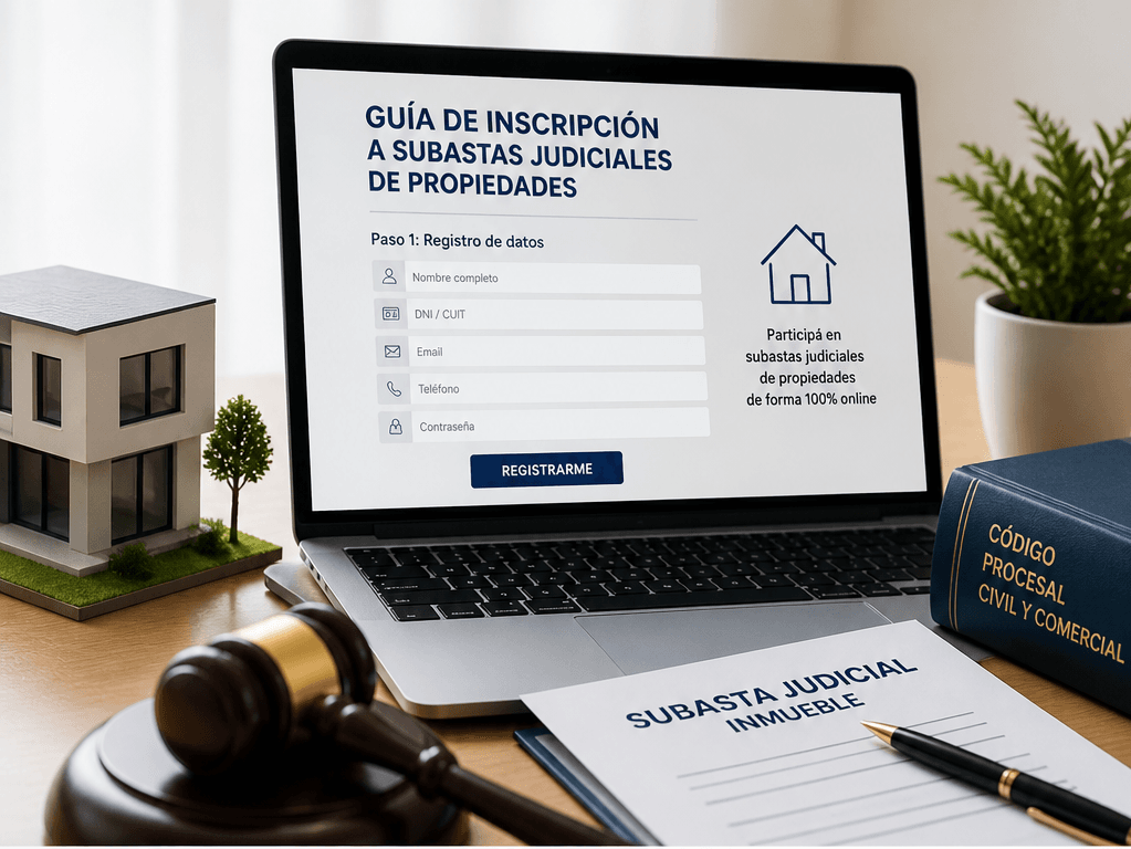NESCA propiedades - Guia paso a paso inscripción a subasta judicial en Mar del Plata