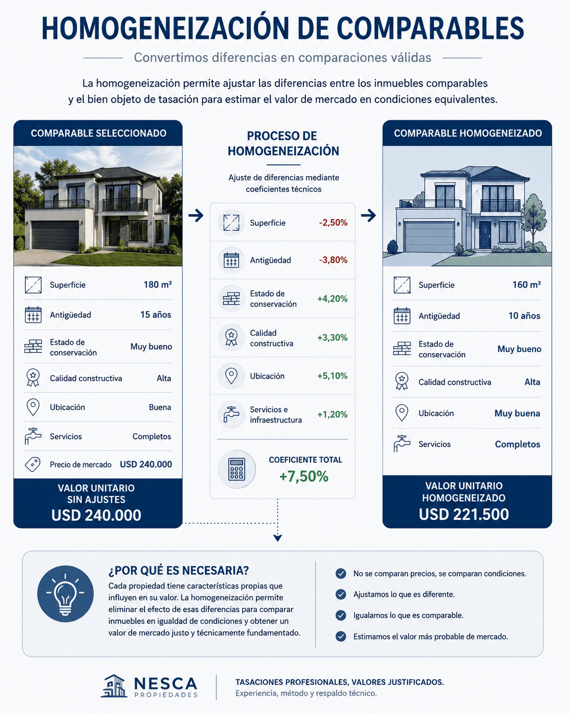 Método comparativo en Mar del Plata | NESCA Propiedades